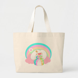 Grand Tote Bag La princesse d'arc-en-ciel