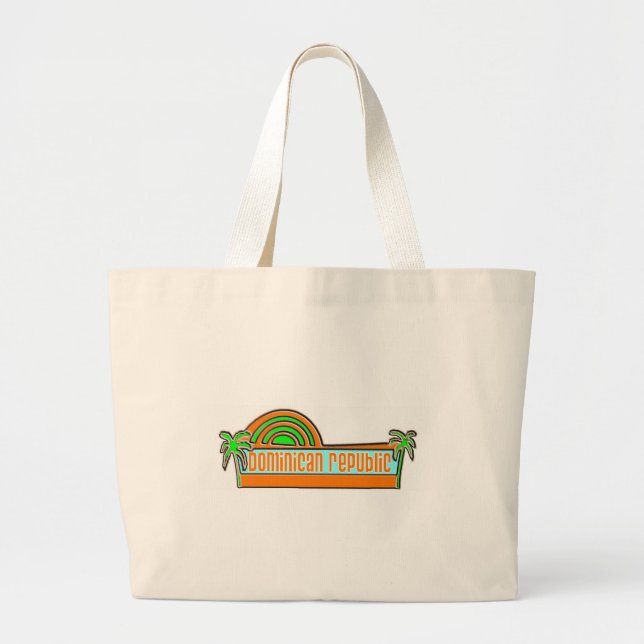 Grand Tote Bag La République Dominicaine (Devant)