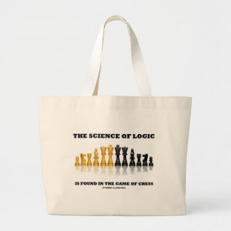 Grand Tote Bag La Science De La Logique Se Trouve Dans Le Jeu Des