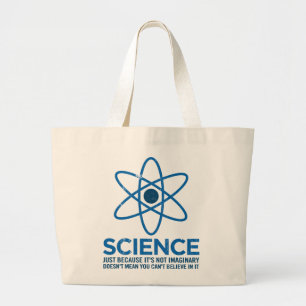 Grand Tote Bag La Science - juste parce que son non imaginaire…