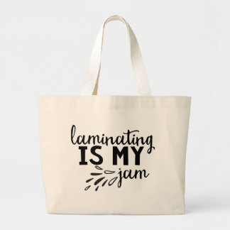 Grand Tote Bag La stratification est ma confiture ! Fourre-tout