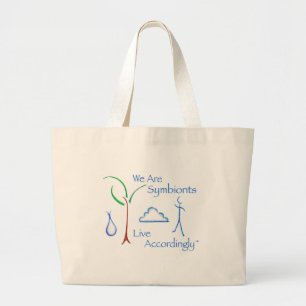 Grand Tote Bag La terre amicale nous sommes éléphant Fourre-tou