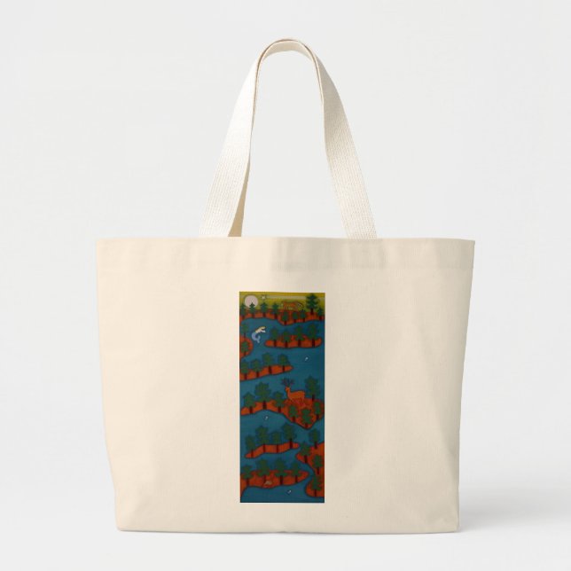 Grand Tote Bag La terre de mille îles 2007 (Devant)
