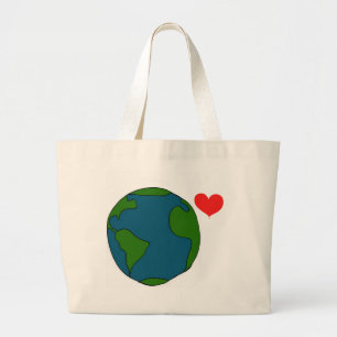 Grand Tote Bag La terre Fourre-tout