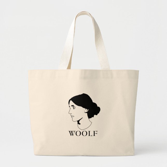 Grand Tote Bag La Virginie Woolf (Devant)