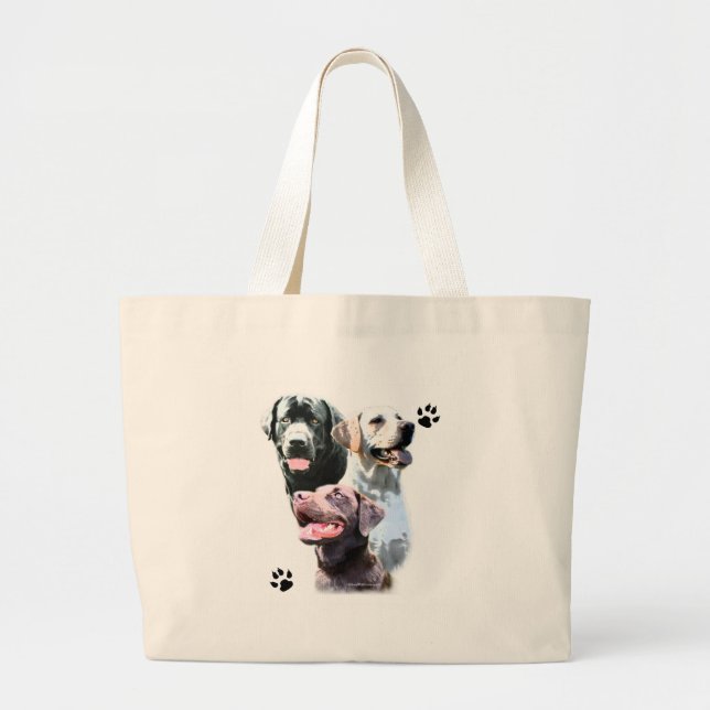 Grand Tote Bag Lab Trio (Devant)
