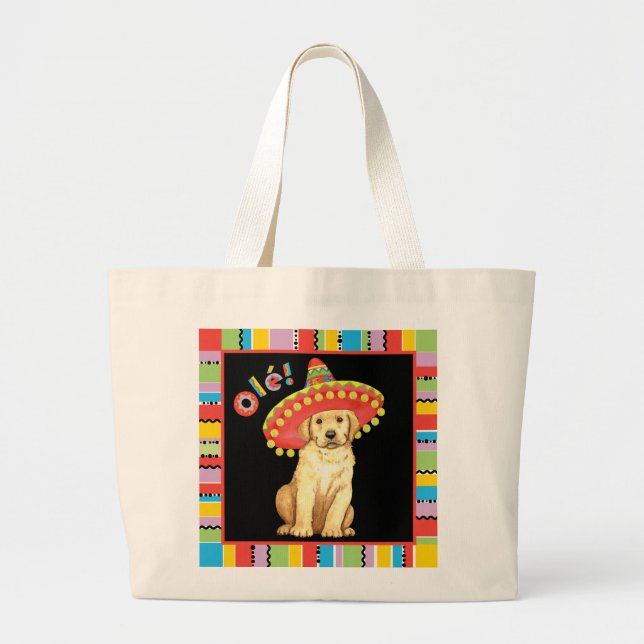 Grand Tote Bag Laboratoire jaune Fiesta (Devant)