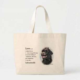Grand Tote Bag Labradoodle Cadfts