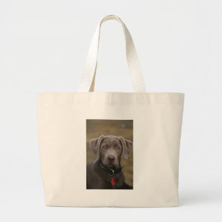 Grand Tote Bag Labrador retriever en argent léger rare