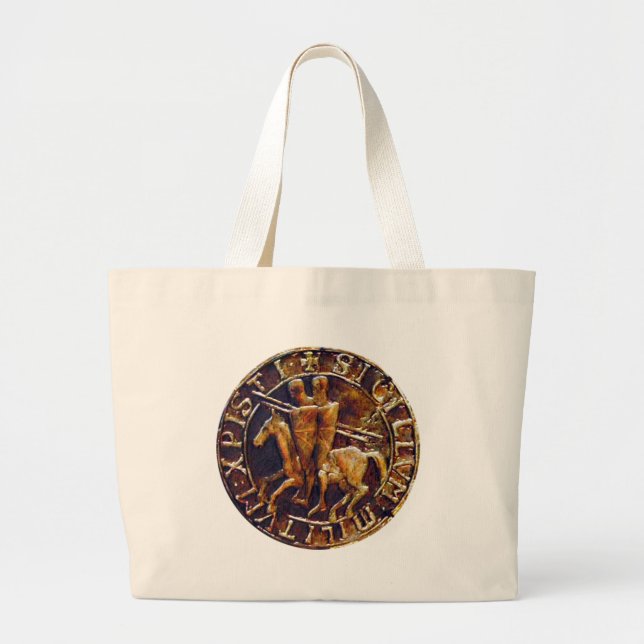 Grand Tote Bag Lac Medieval des Knights (Devant)