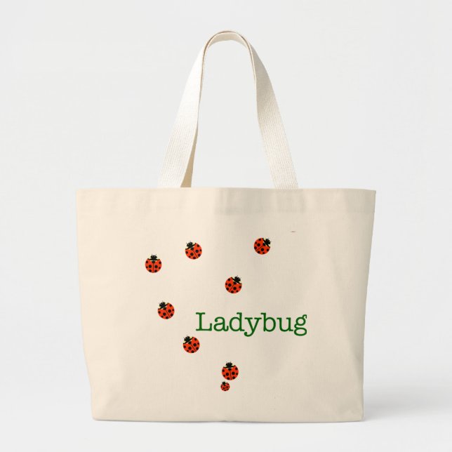 Grand Tote Bag Ladybugs (Devant)