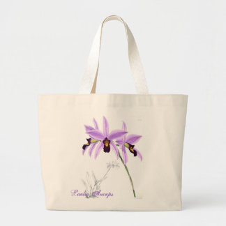 Grand Tote Bag Laelia Anceps d'orchidée