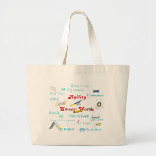 Grand Tote Bag L'agilité jurent des mots