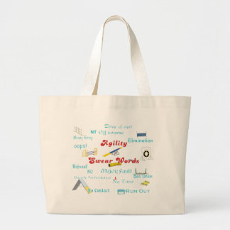 Grand Tote Bag L'agilité jurent des mots