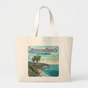 Grand Tote Bag Laguna Beach Californie Orange County Vintage