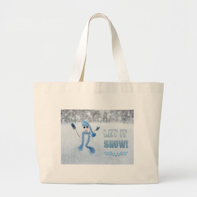 Grand Tote Bag Laisser neiger (Devant)