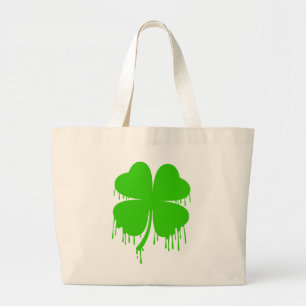 Grand Tote Bag Laisser quatre feuilles Clover