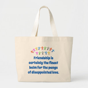 Grand Tote Bag L'Amitié Est Certainement Le Plus Beau Balm - Amic