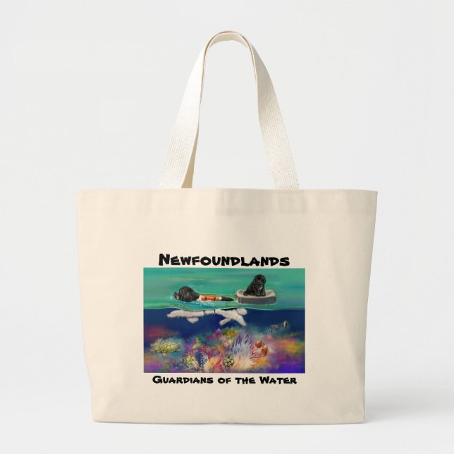 Grand Tote Bag Landseer d'essai d'eau GRNC (Devant)
