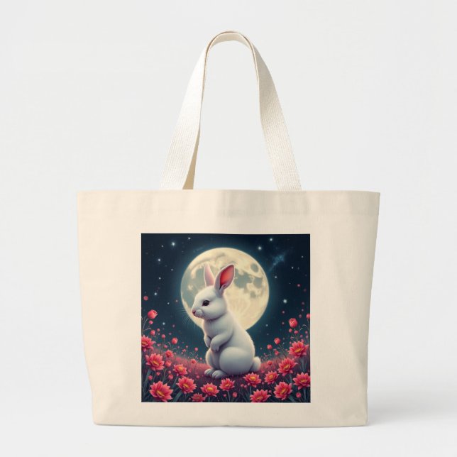 Grand Tote Bag lapin (Devant)