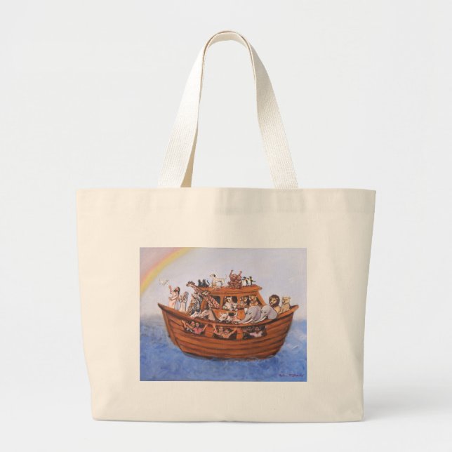 Grand Tote Bag L'arche de Noé (Devant)