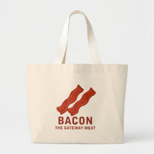 Grand Tote Bag Lard, la viande de passage