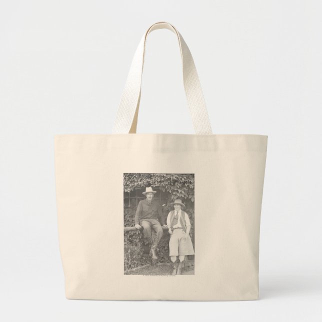 Grand Tote Bag Larry Larom et une pose de femmes (Devant)