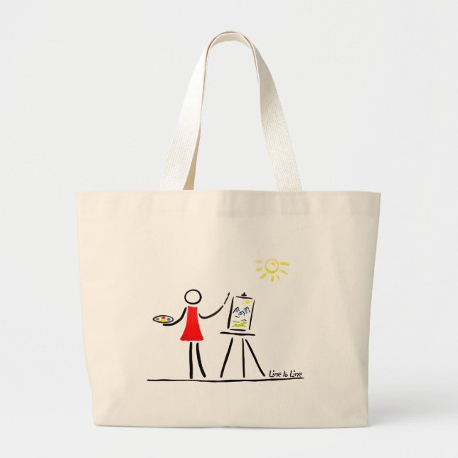 Grand Tote Bag l'artiste (Devant)