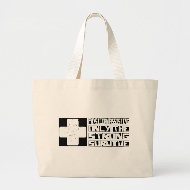 Grand Tote Bag L'assistance de médecin survivent (Devant)