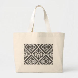 Grand Tote Bag Latis Motif géométrique