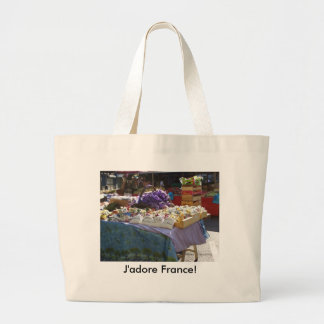 Grand Tote Bag Lavande, J'adore France !
