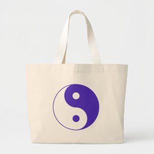 Grand Tote Bag Lavande Purple Yin-Yang