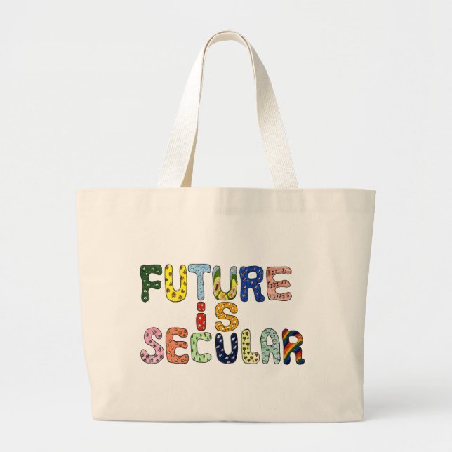 GRAND TOTE BAG L'AVENIR EST LAÏQUE (Devant)