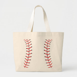 Grand Tote Bag Le Baseball Série Sport Baseball Thème