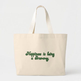 Grand Tote Bag Le bonheur est un Grammy