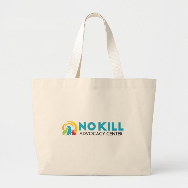 Grand Tote Bag Le Centre de plaidoyer No Kill de Fourre-tout (Devant)