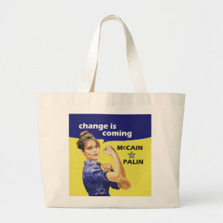 Grand Tote Bag le "changement est" Mccain/Parti Républicain