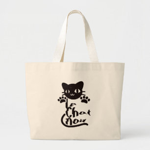 Grand Tote Bag Le Chat Noir