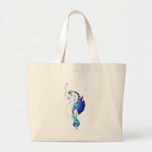Grand Tote Bag Le Cheval Bleu De L'Eau