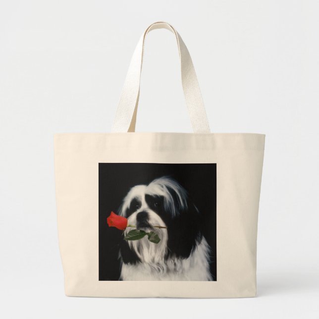 Grand Tote Bag Le chien de Shih Tzu (Devant)