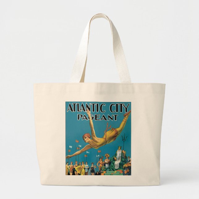 Grand Tote Bag Le concours de la ville d'Atlantique (Devant)