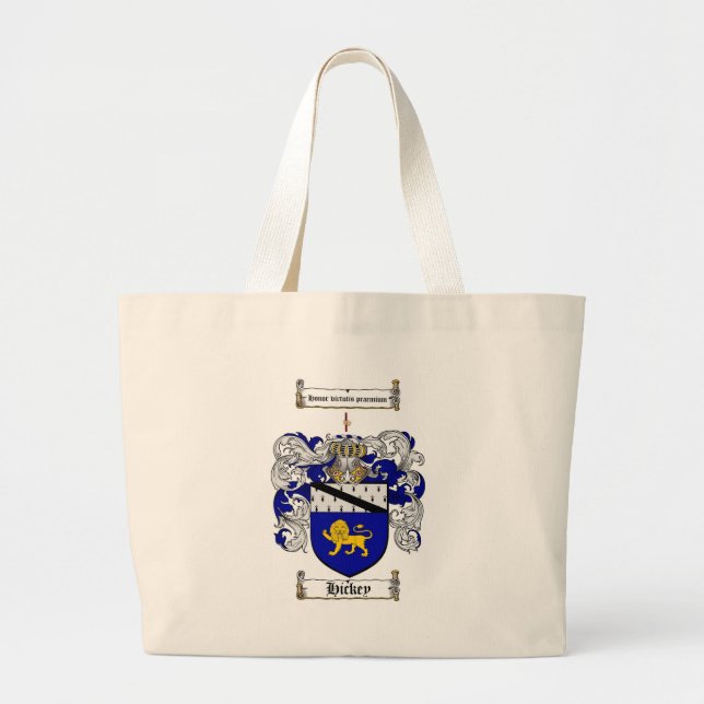 GRAND TOTE BAG LE CREST DE FAMILLE DE BIDULE - MANTEAU DE BIDULE (Devant)