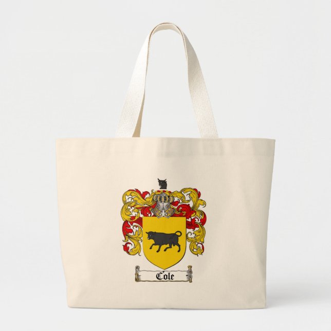 GRAND TOTE BAG LE CREST DE FAMILLE DE COLE - MANTEAU DE COLE DES (Devant)