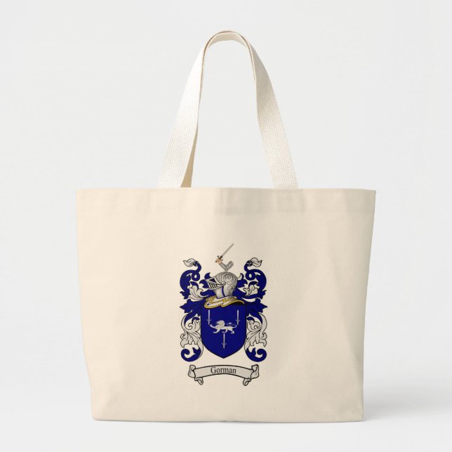 GRAND TOTE BAG LE CREST DE FAMILLE DE GORMAN - MANTEAU DE GORMAN (Devant)