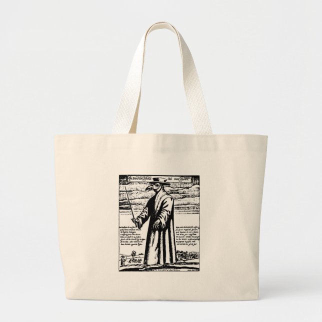 Grand Tote Bag Le docteur de peste (Devant)