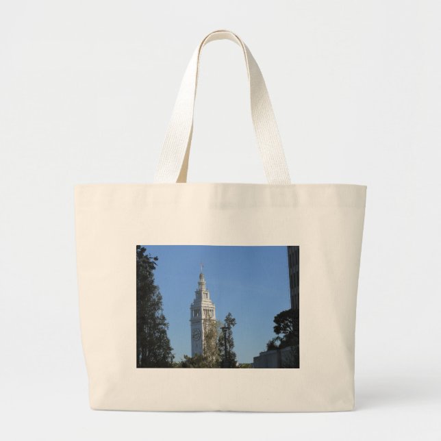 Grand Tote Bag Le Ferry Building de San Francisco (Devant)