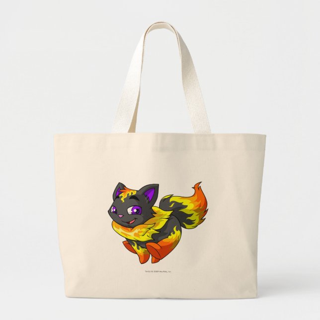 Grand Tote Bag Le feu de Wocky (Devant)
