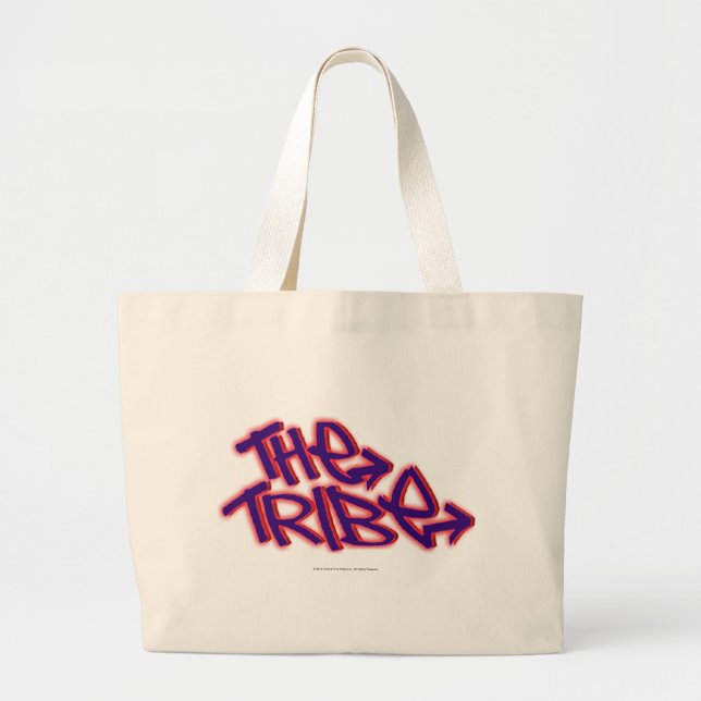 Grand Tote Bag Le logo de fonctionnaire de tribu (Devant)