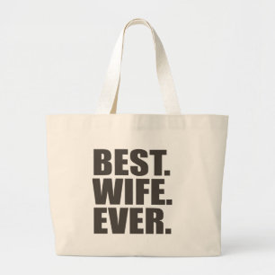 Grand Tote Bag Le meilleur. Femme. Jamais.