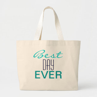 Grand Tote Bag Le MEILLEUR JOUR épousant JAMAIS FOURRE-TOUT